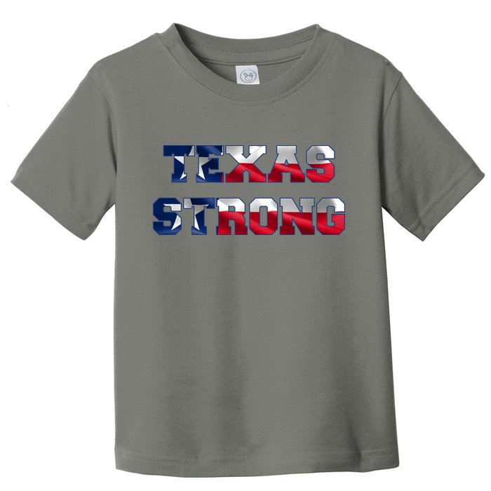 Texas Strong Flag Hurricane Harvey Aid Toddler T-Shirt