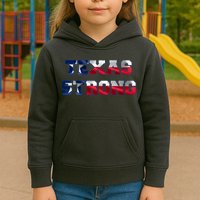 Texas Strong Flag Hurricane Harvey Aid Kids Hoodie