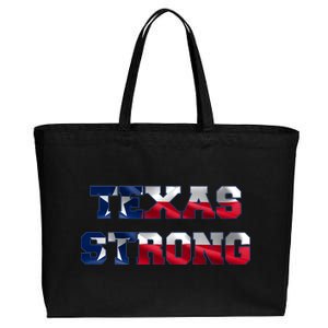 Texas Strong Flag Hurricane Harvey Aid Cotton Canvas Jumbo Tote