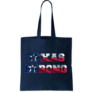 Texas Strong Flag Hurricane Harvey Aid Tote Bag