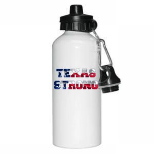 Texas Strong Flag Hurricane Harvey Aid Aluminum Water Bottle