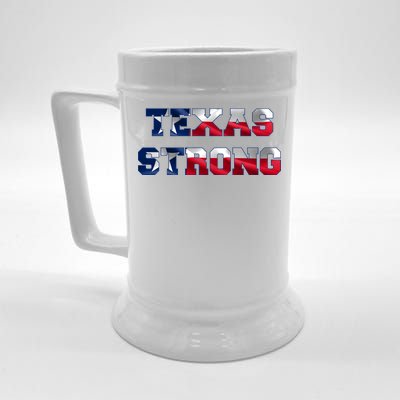 Texas Strong Flag Hurricane Harvey Aid Beer Stein