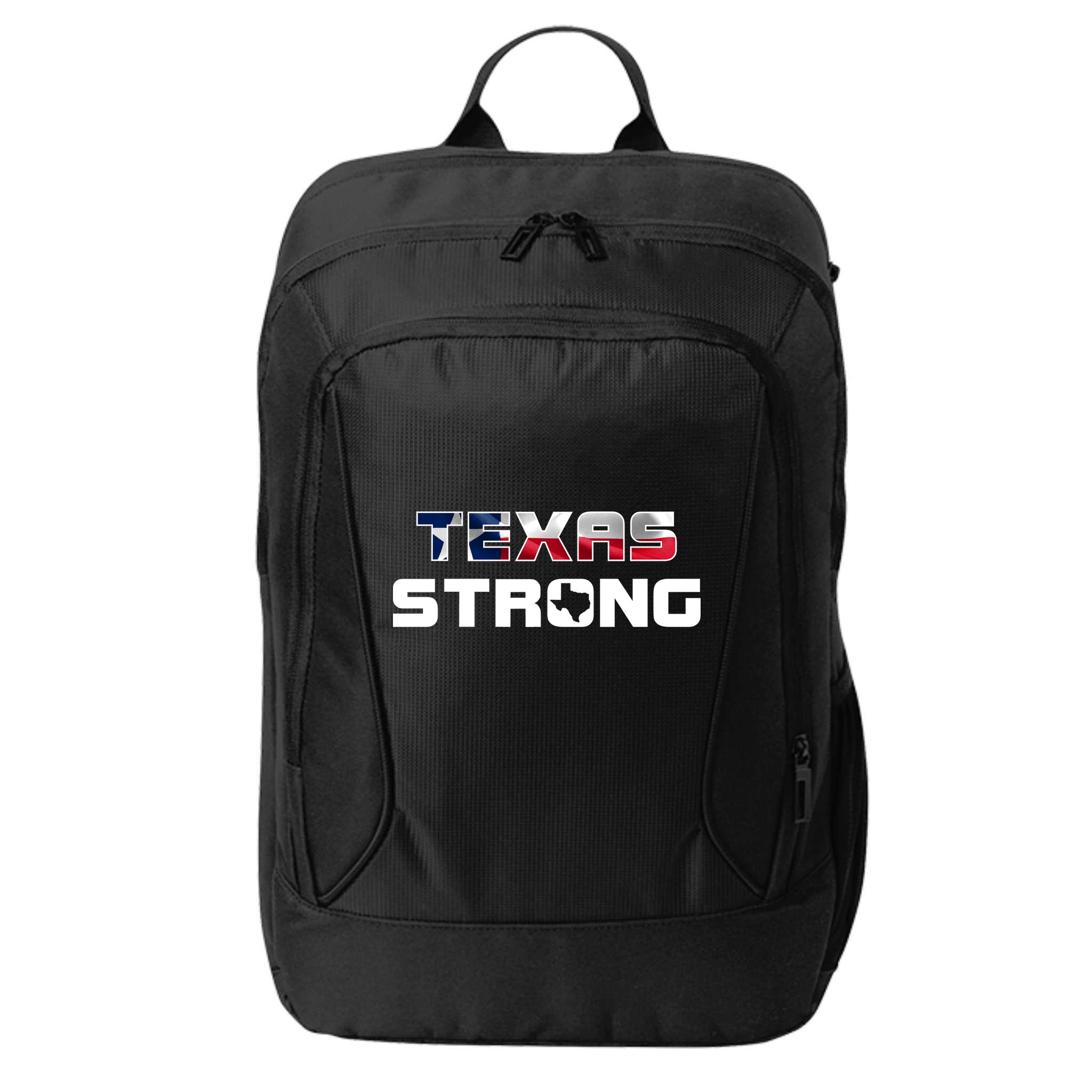 Texas Strong State Flag Logo City Backpack