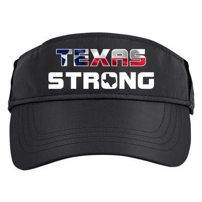Texas Strong State Flag Logo Adult Drive Performance Visor
