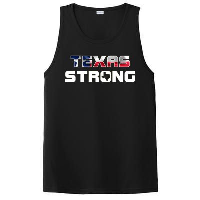 Texas Strong State Flag Logo PosiCharge Competitor Tank