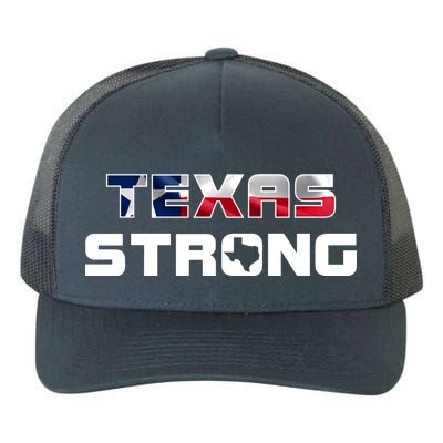 Texas Strong State Flag Logo Yupoong Adult 5-Panel Trucker Hat