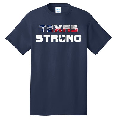 Texas Strong State Flag Logo Tall T-Shirt