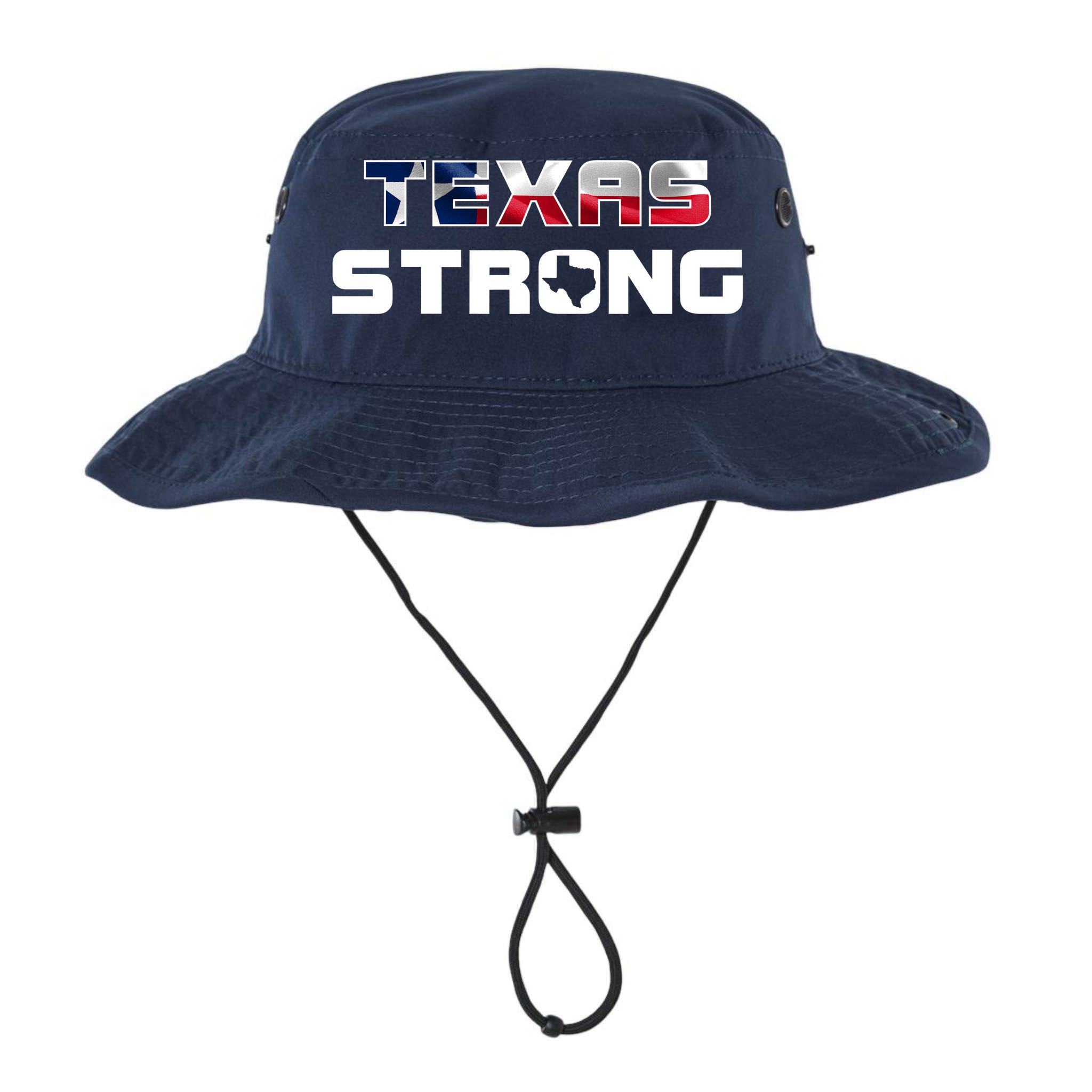 Texas Strong State Flag Logo Bucket Hat