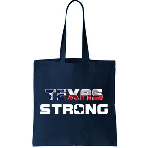 Texas Strong State Flag Logo Tote Bag