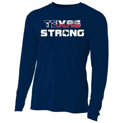 Texas Strong State Flag Logo Cooling Performance Long Sleeve Crew