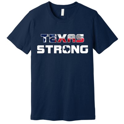 Texas Strong State Flag Logo Premium T-Shirt