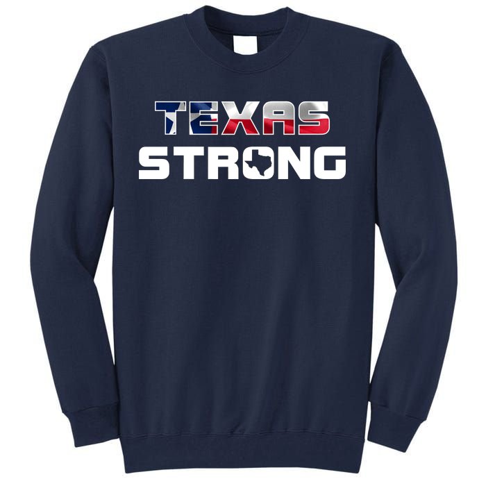 Texas Strong State Flag Logo Tall Sweatshirt