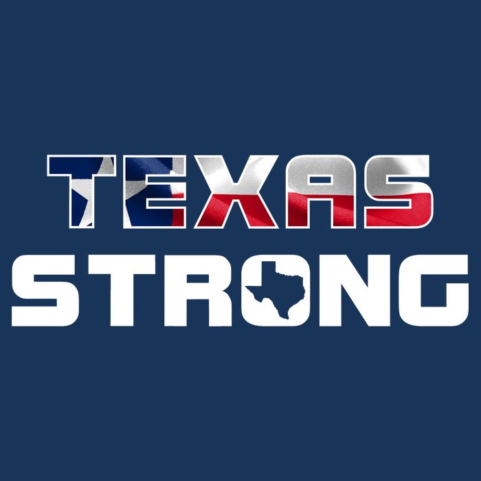 Texas Strong State Flag Logo Baby Bodysuit