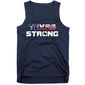 Texas Strong State Flag Logo Tank Top