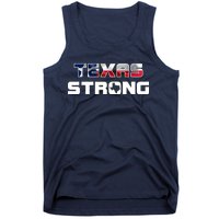 Texas Strong State Flag Logo Tank Top