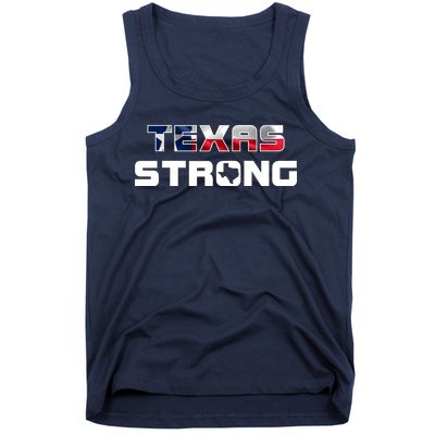 Texas Strong State Flag Logo Tank Top