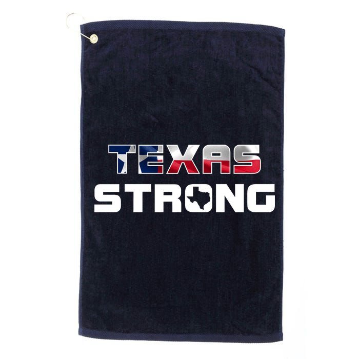 Texas Strong State Flag Logo Golf Towel