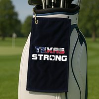 Texas Strong State Flag Logo Golf Towel