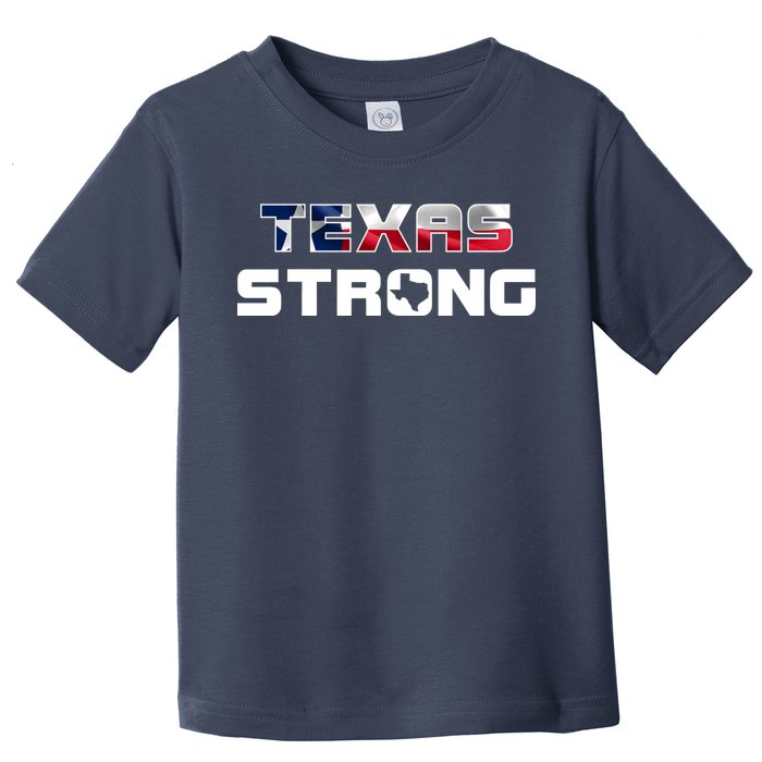 Texas Strong State Flag Logo Toddler T-Shirt