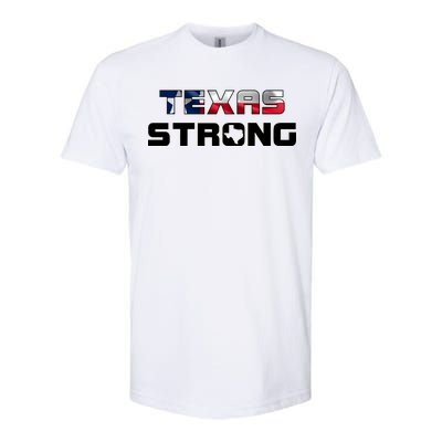 Texas Strong State Flag Logo Softstyle® CVC T-Shirt