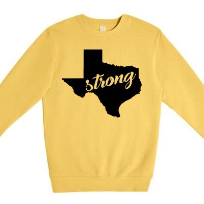 Texas Strong State Logo Premium Crewneck Sweatshirt