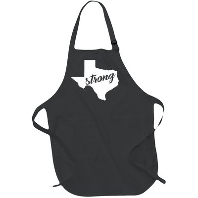 Texas Strong State Logo Full-Length Apron With Pockets