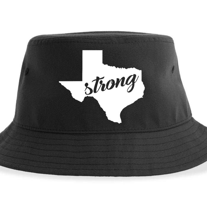 Texas Strong State Logo Sustainable Bucket Hat