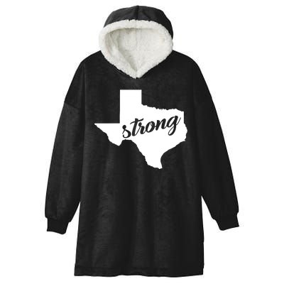 Texas Strong State Logo Hooded Wearable Blanket