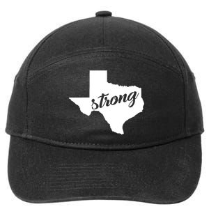 Texas Strong State Logo 7-Panel Snapback Hat