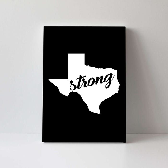 Texas Strong State Logo Canvas