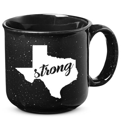 Texas Strong State Logo 15oz Campfire Ceramic Mug