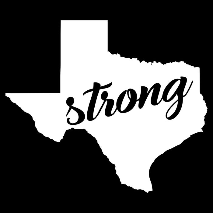 Texas Strong State Logo Drawstring Bag