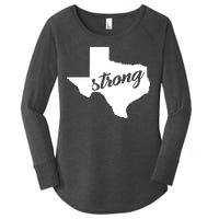 Texas Strong State Logo Women's Perfect Tri Tunic Long Sleeve Shirt