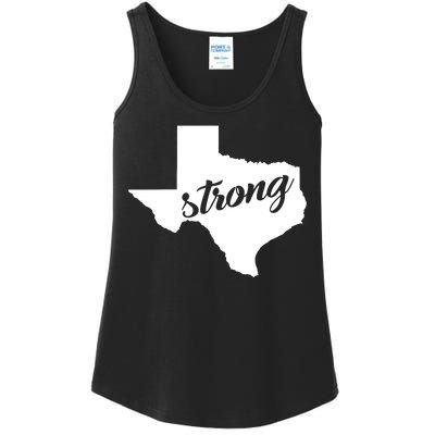 Texas Strong State Logo Ladies Essential Tank