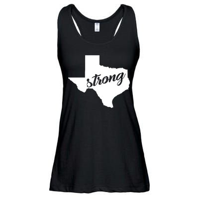 Texas Strong State Logo Ladies Essential Flowy Tank