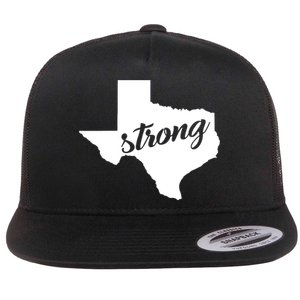 Texas Strong State Logo Flat Bill Trucker Hat