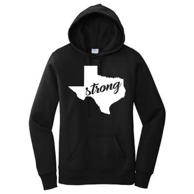 Texas Strong State Logo Women's Pullover Hoodie