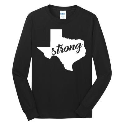 Texas Strong State Logo Tall Long Sleeve T-Shirt