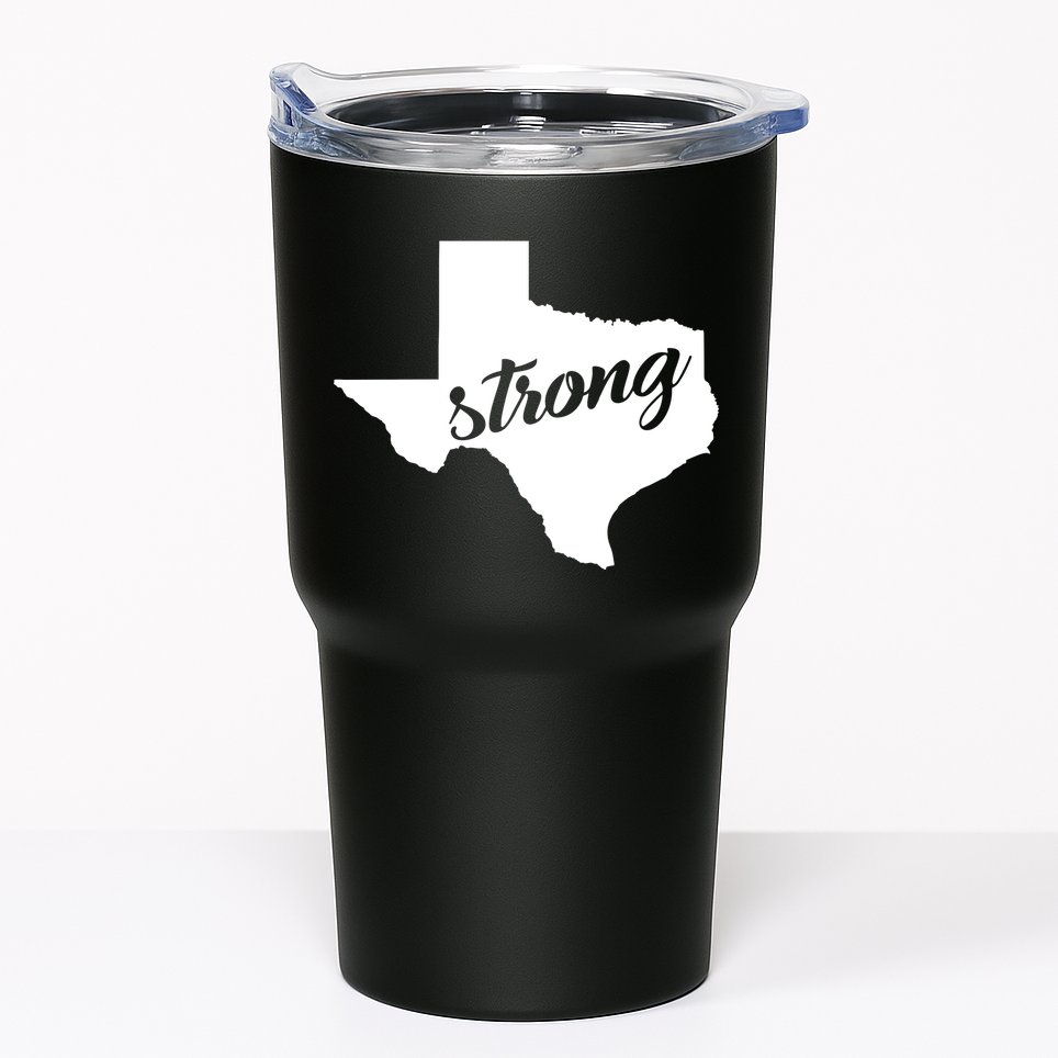 Texas Strong State Logo Tumbler