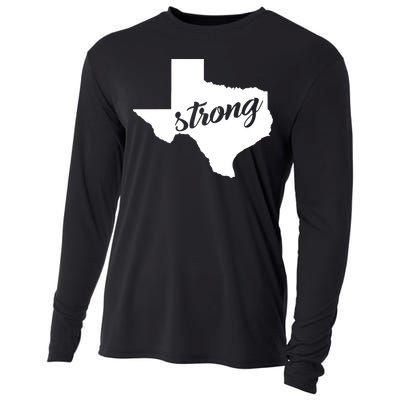 Texas Strong State Logo Cooling Performance Long Sleeve Crew