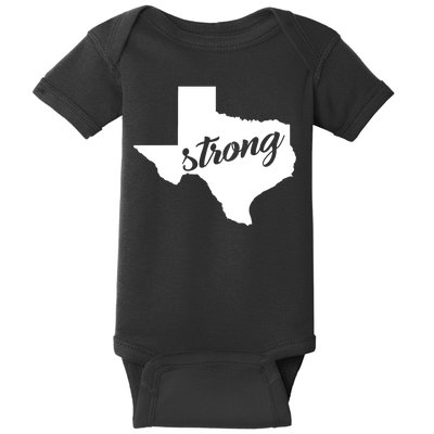 Texas Strong State Logo Baby Bodysuit