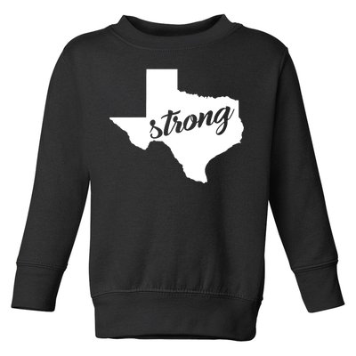 Texas Strong State Logo Toddler Sweatshirt