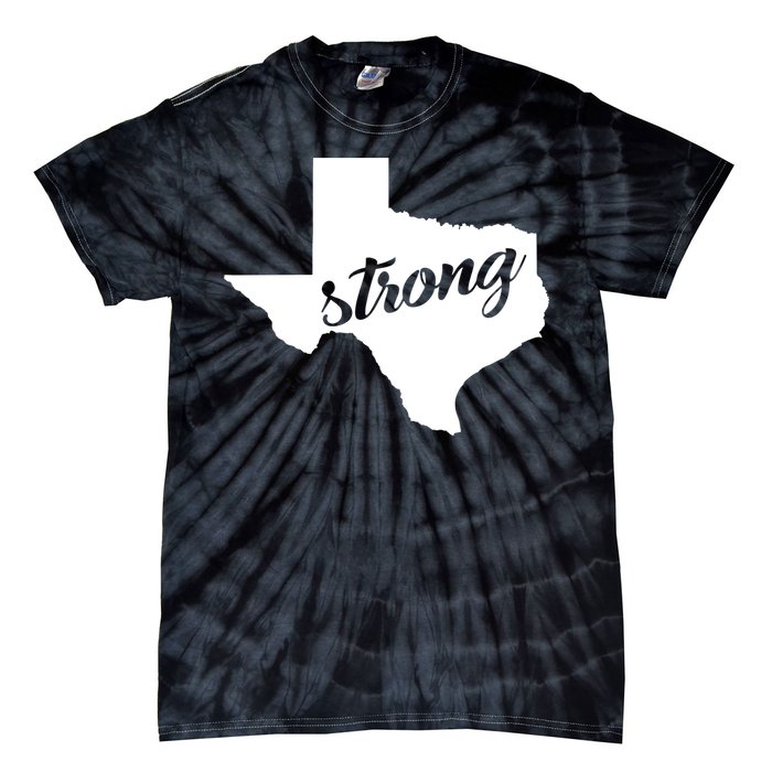 Texas Strong State Logo Tie-Dye T-Shirt