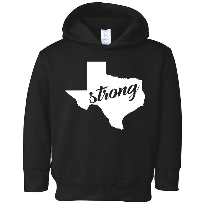 Texas Strong State Logo Toddler Hoodie