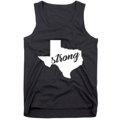 Texas Strong State Logo Tank Top