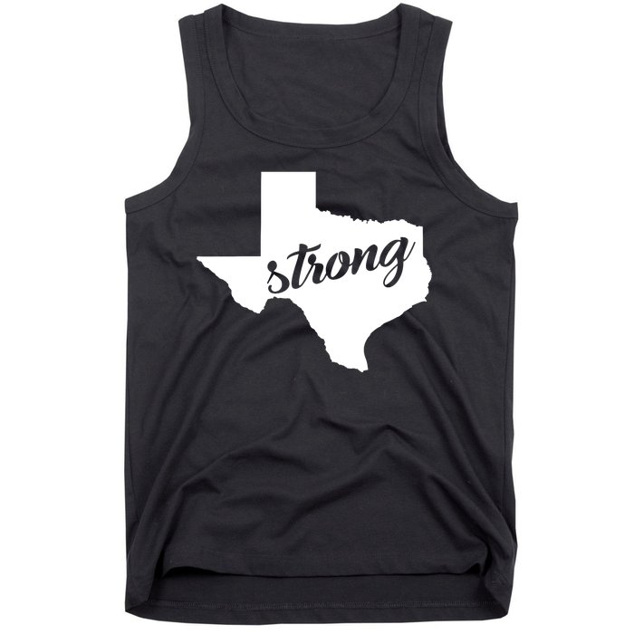 Texas Strong State Logo Tank Top