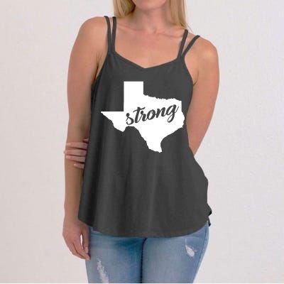 Texas Strong State Logo Women's Strappy Tank