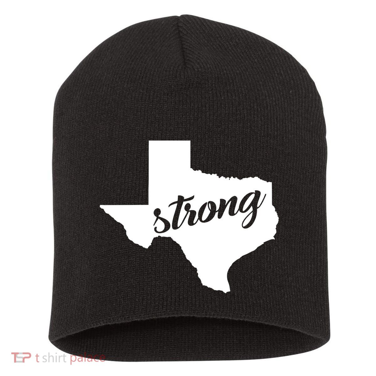 Texas Strong State Logo Short Acrylic Beanie