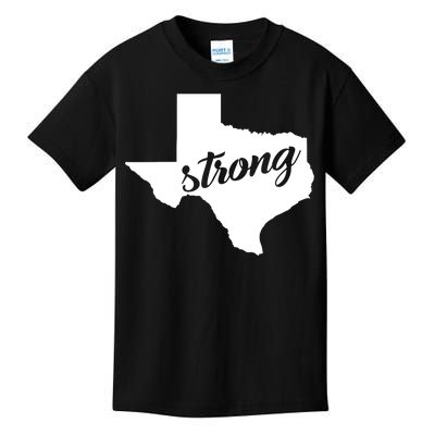 Texas Strong State Logo Kids T-Shirt