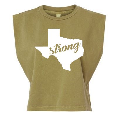 Texas Strong State Logo Garment-Dyed Women's Muscle Tee